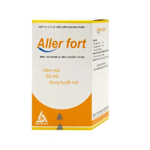Aller Fort hộp 10 vỉ x 10 viên
