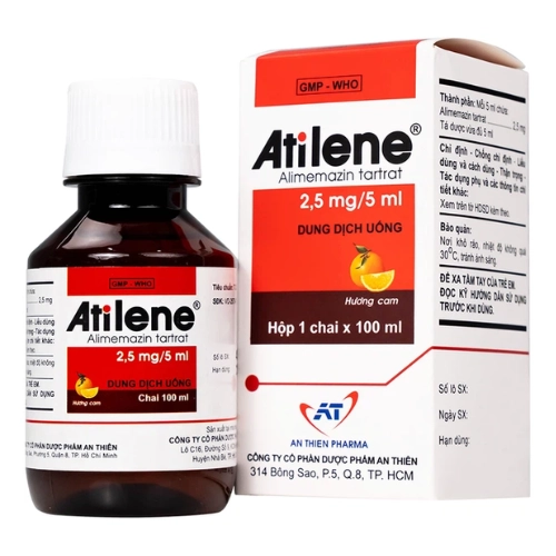 Siro chống dị ứng Atilene 2,5mg/5ml hộp 1 chai 100ml