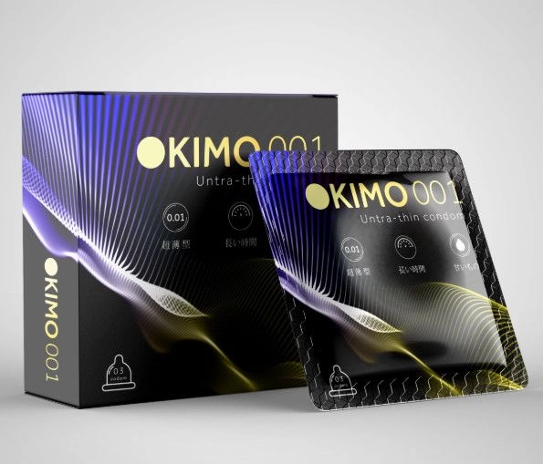 Bao cao su Nhật OKIMO 001 (kéo dài, mỏng, có gai) hộp 3 cái