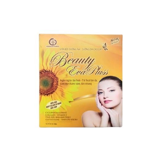 Viên bôi dưỡng da cao cấp Beauty Eva Pluss hộp 10 vỉ x 5 viên