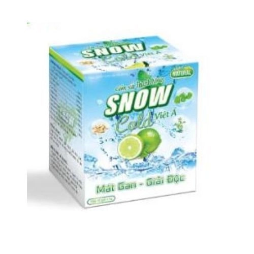 Bột sủi thanh nhiệt hỗ trợ giải độc mát gan Snow Cold Việt Á hộp 10 gói x 5g