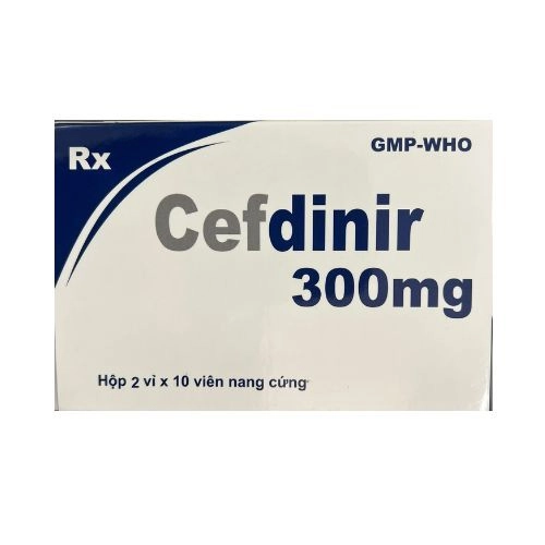 Thuốc kháng sinh Cefdinir 300mg hộp 2 vỉ x 10 viên
