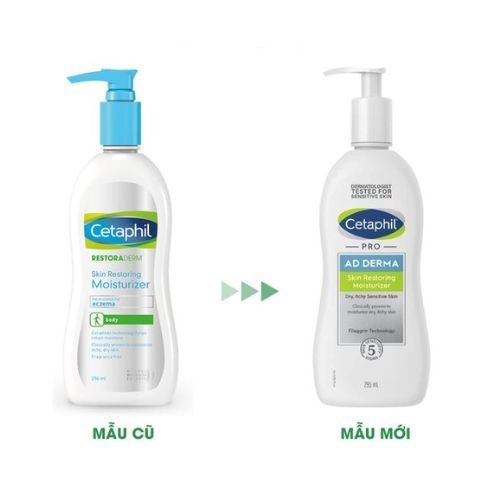 Sữa dưỡng ẩm toàn thân Cetaphil Pro AD Derma Moisturizer chai 295ml