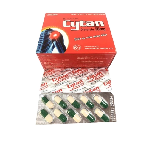 Thuốc điều trị thoái hoá khớp Cytan 50mg hộp 3 vỉ x 10 viên
