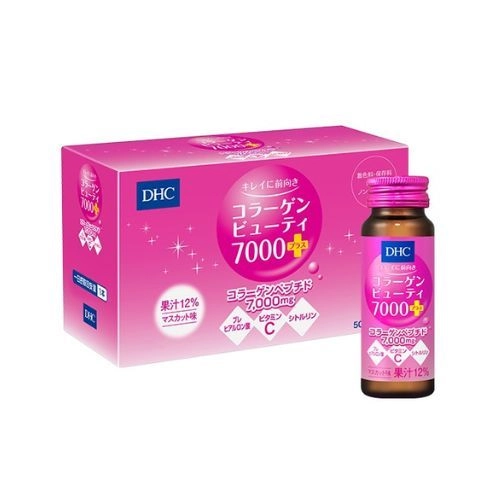 Nước uống bổ sung Collagen DHC Collagen Beauty 7000 hộp 20 chai
