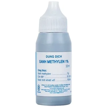 Dung dịch sát khuẩn xanh Methylen 1% Phương Nam chai 20ml