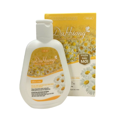 Dung dịch vệ sinh phụ nữ Dạ Hương Cúc la mã hộp 1 chai 100ml