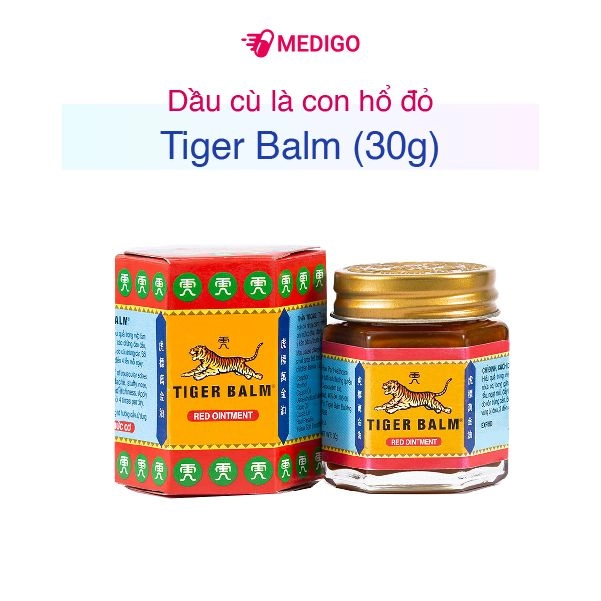 Dầu cù là con hổ đỏ Tiger Balm Red Ointment lọ 30g