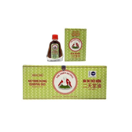 Dầu gió Nhị Thiên Đường hộp 10 chai 7ml