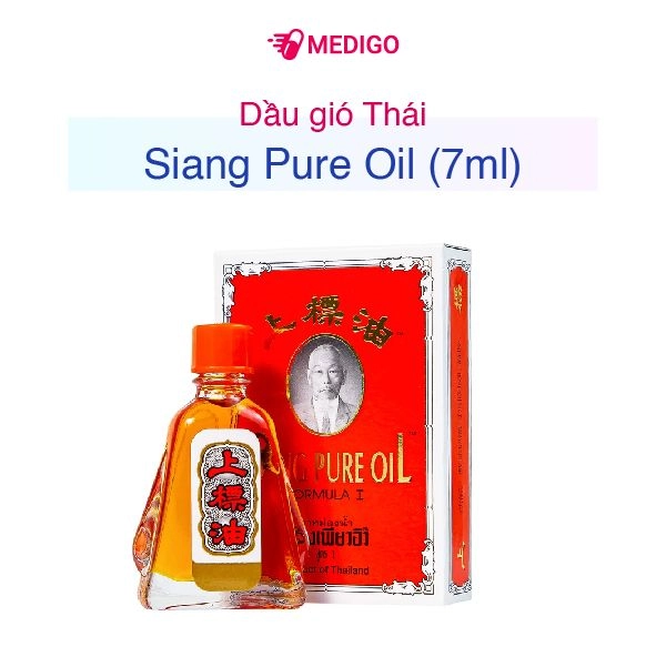 Dầu gió Thái Siang Pure Oil hộp 1 chai 7ml