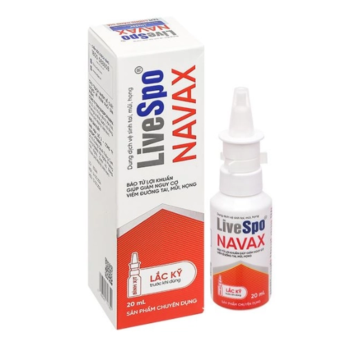 Dung dịch vệ sinh tai mũi họng LIVESPO NAVAX hộp 20ml