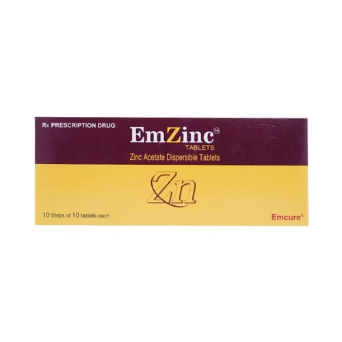 Thuốc bổ sung kẽm EmZinc Emcure hộp 10 vỉ x 10 viên