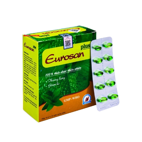 Viên uống giảm ho Eurosan Plus hộp 100 viên