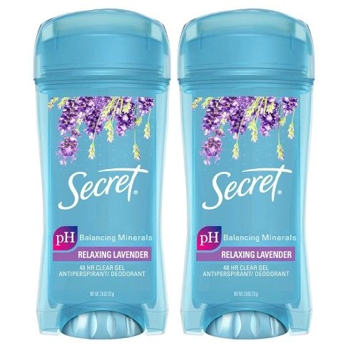 Lăn khử mùi Secret Lavender 48 HR Clear Gel chai 73g