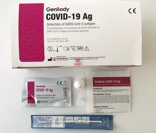 Bộ kit test nhanh GenBody COVID-19 Ag hộp 25 bộ kit
