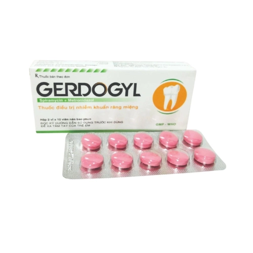 Thuốc khánh sinh điều trị nhiễm trùng răng miệng Gerdogyl Nghệ An hộp 20 viên