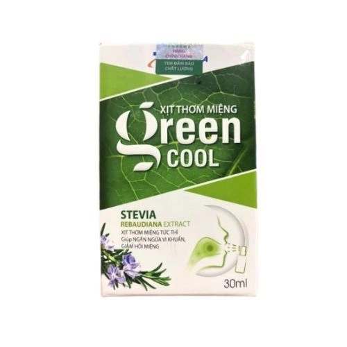 Xịt thơm miệng Green Cool hộp 1 chai 30ml
