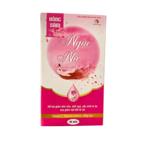 Hỗ trợ nội tiết tố nữ Hồng Sâm Ngọc Nữ hộp 1 lọ 30 viên