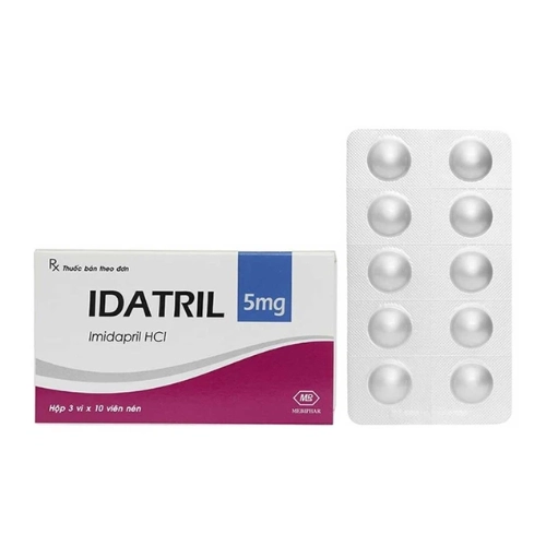 Thuốc huyết áp IDATRIL 5mg hộp 3 vỉ x 10 viên