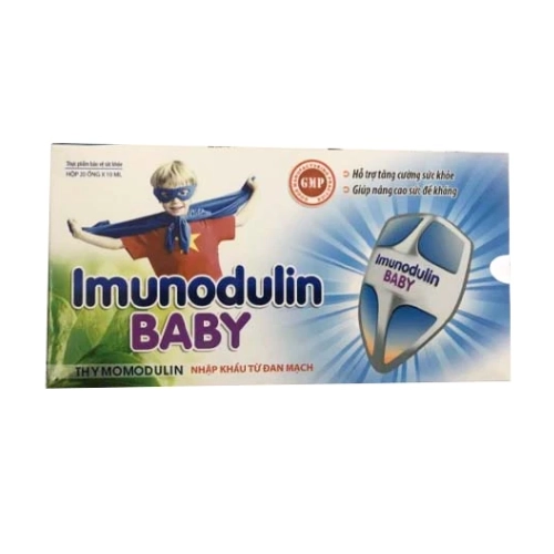 Hỗ trợ tăng cường sức đề kháng Imunodulin Baby hộp 20 ống x 10ml