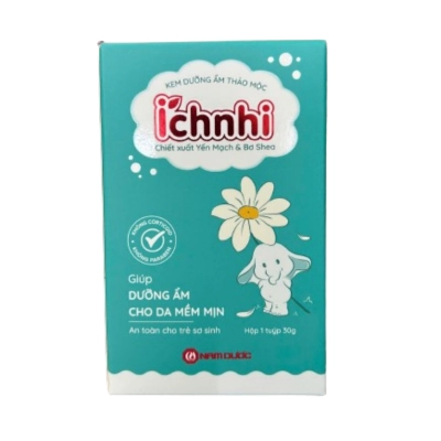 Kem dưỡng ẩm thảo mộc ÍCH NHI hộp 1 tuýp 30g