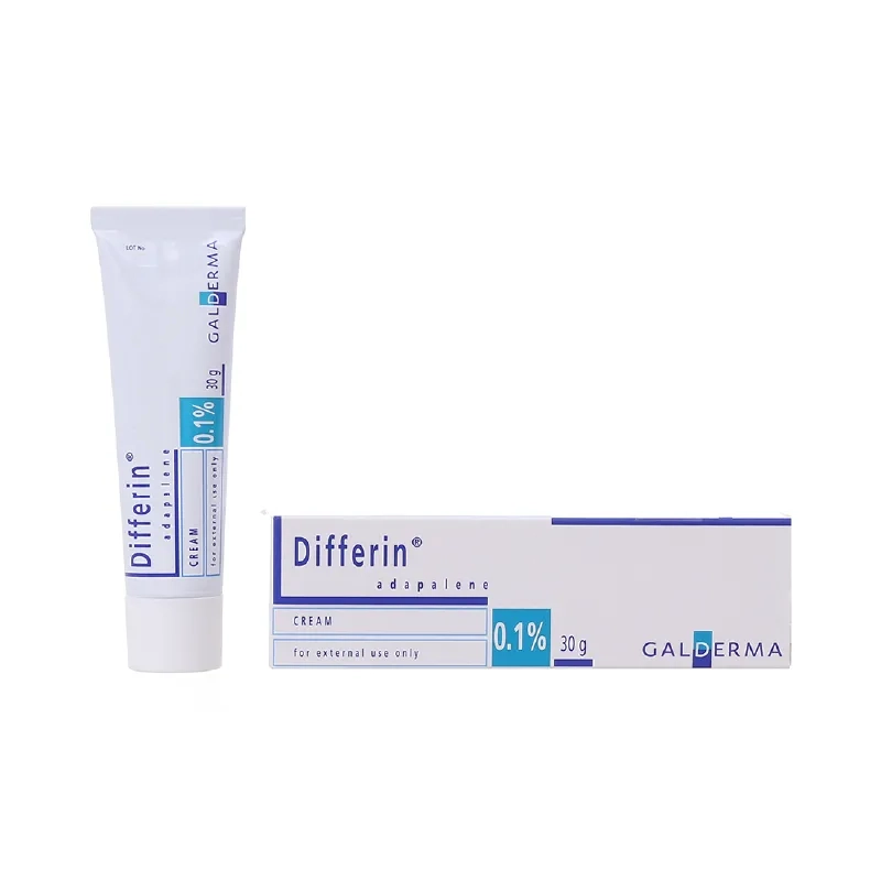Kem trị mụn trứng cá Differin 0.1% tuýp 30g