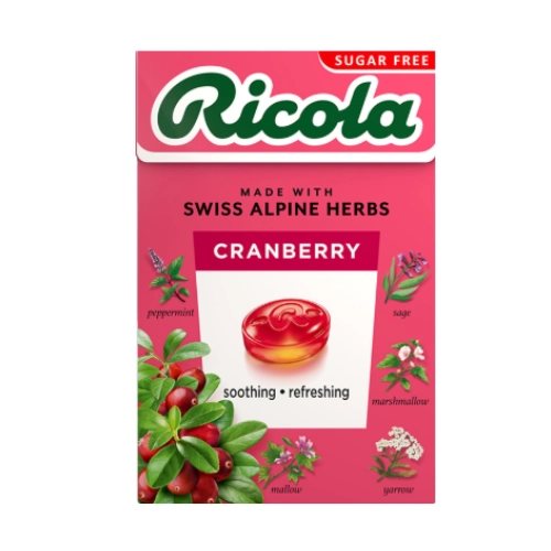 Kẹo ngậm thảo mộc không đường  RICOLA nam việt quốc hộp 40g