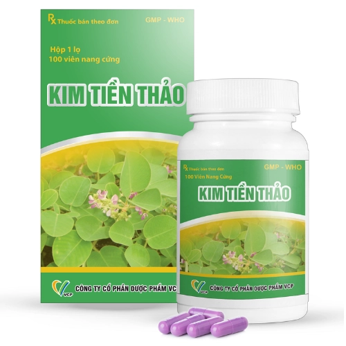 Kim Tiền Thảo VCP hộp 1 lọ 100 viên
