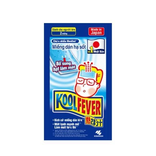 Miếng dán hạ sốt Kool Fever người lớn gói 2 miếng