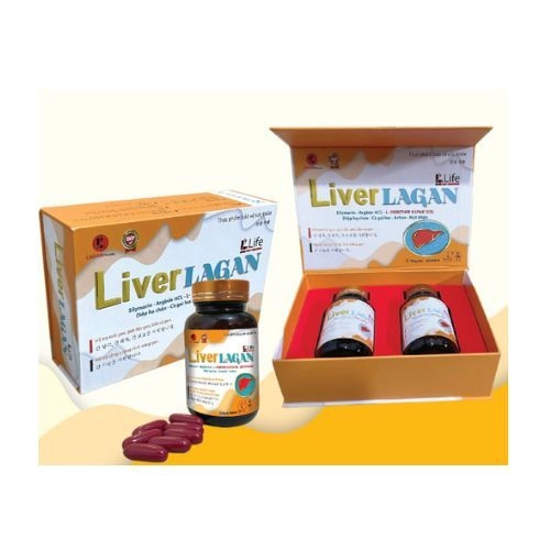 Viên uống giải độc và bảo vệ gan LIVER LAGAN LLIFE  hộp 2 lọ x 30 viên