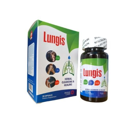 Viên uống bổ phổi, thải độc phổi LUNGIS hộp 1 lọ 30 viên