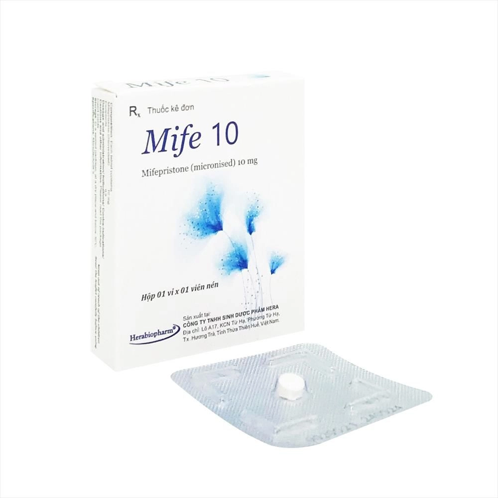 Thuốc ngừa thai khẩn cấp Mife 10 hộp 1 vỉ x 1 viên