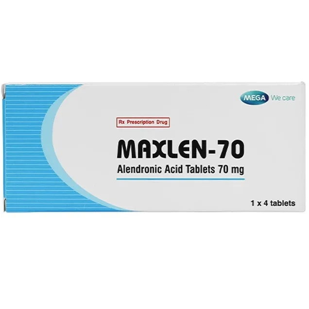Phòng và điều trị loãng xương, giảm nguy cơ gãy xương Maxlen-70 MEGA We care hộp 1 vỉ x 4 viên