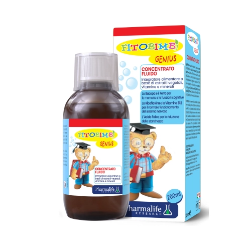 Hỗ trợ bổ sung vitamin, tăng sức đề kháng Fitobimbi Genius hộp 1 chai 200ml