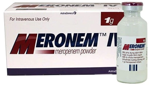 Điều trị nhiễm khuẩn Meronem 1g AstraZeneca Hộp 1 lọ 1g