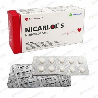 Thuốc điều trị huyết áp Nicarlol 5 hộp 3 vỉ x 10 viên
