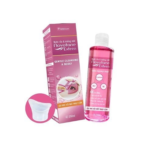 Nước rửa và dưỡng mắt Novotane Exteen ( màu tím) hộp 1 chai 250ml