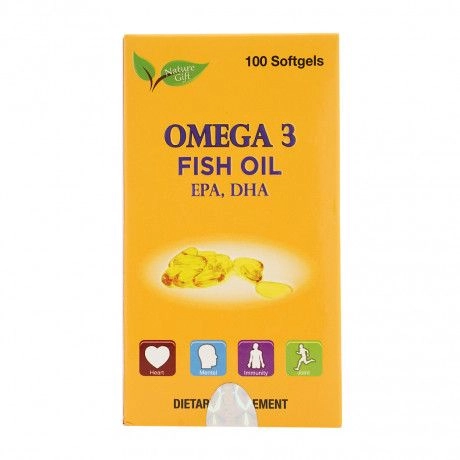 Viên dầu cá OMEGA 3 FISH OIL hộp 1 chai 100 viên