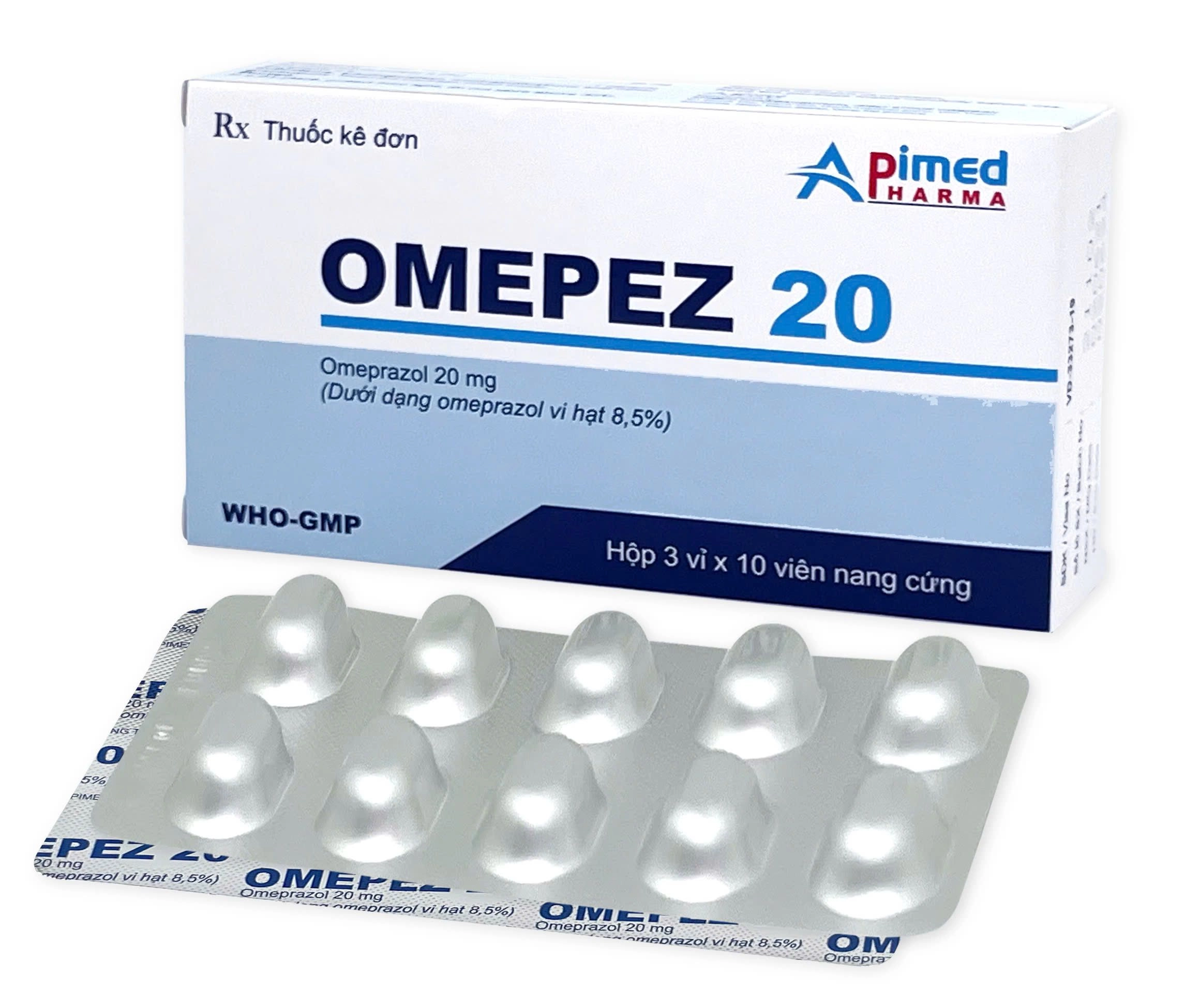 Thuốc tiêu hóa OMEPEZ 20 hộp 3 vỉ x 10 viên