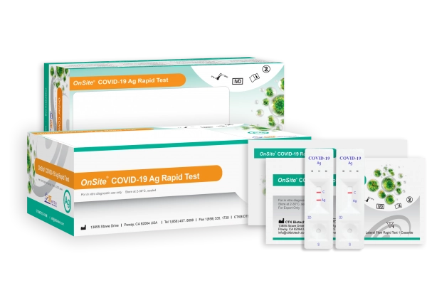 Bộ kit test nhanh OnSite COVID-19 Ag Rapid Test hộp 20 bộ kit
