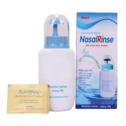 Bộ dụng cụ rửa mũi xoang NasalRinse hộp 1 bộ kit