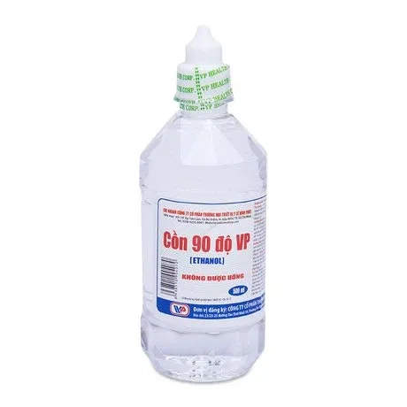 Dung dịch sát khuẩn, khử khuẩn Cồn 90 độ VP chai 500ml