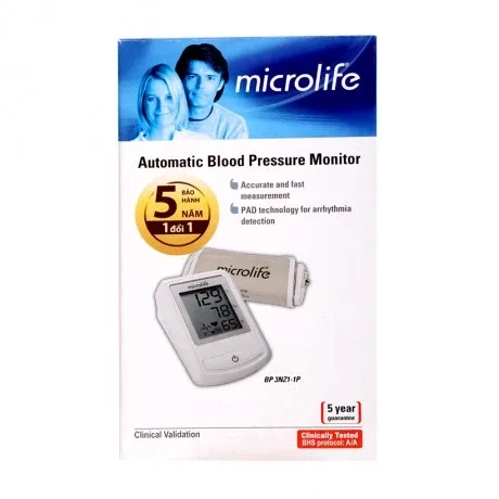 Máy đo huyết áp bắp tay tự động Microlife BP 3NZ1-1P hộp 1 cái