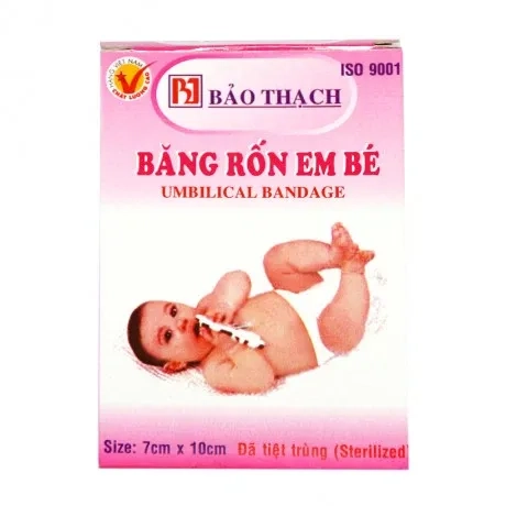 Băng rốn em bé Bảo thạch hộp 3 miếng
