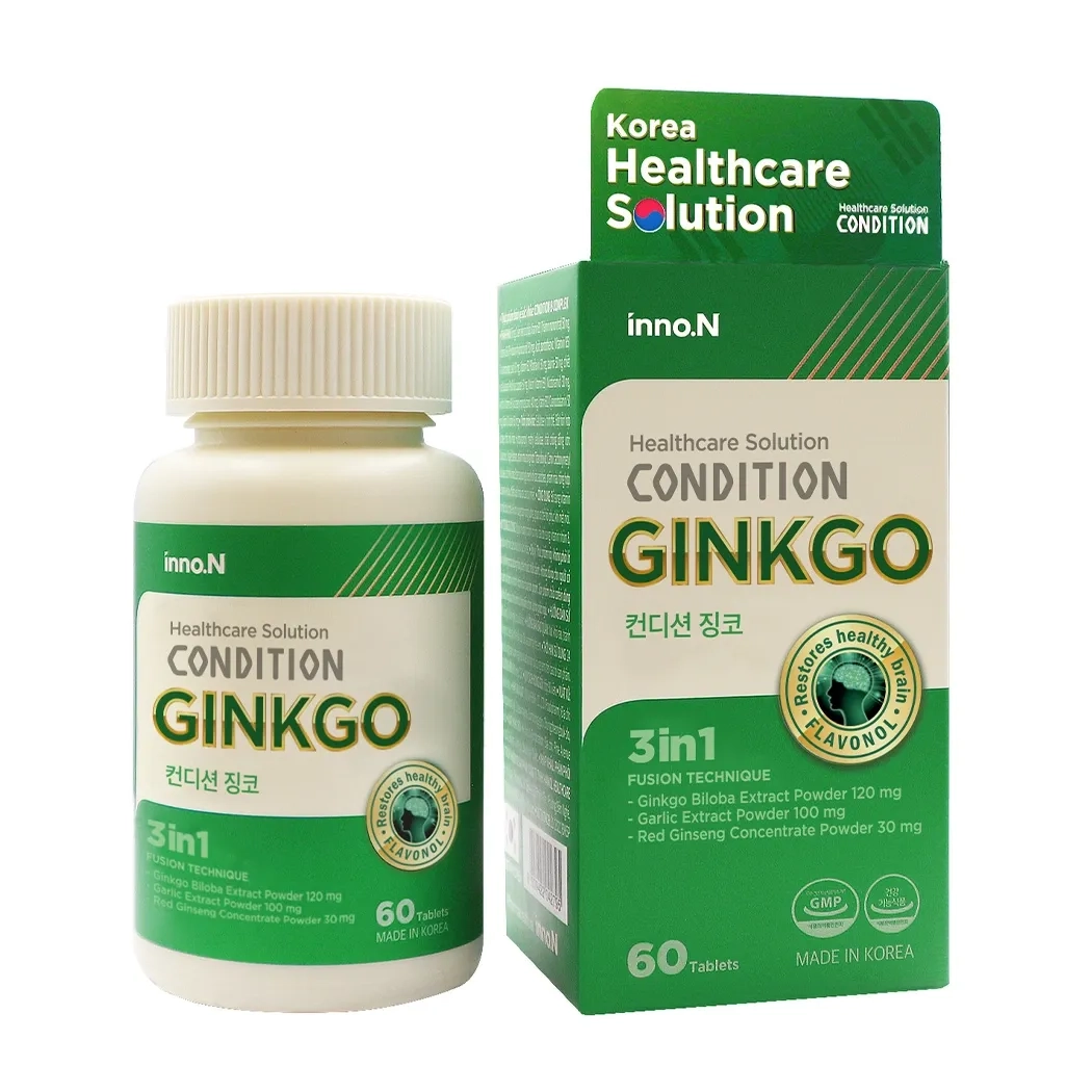 Viên uống bổ não CONDITION GINKGO hộp 1 chai 60 viên nén