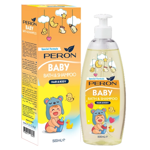Sữa tắm gội PERON Baby Bath & Shampoo hộp 1 chai 500ml