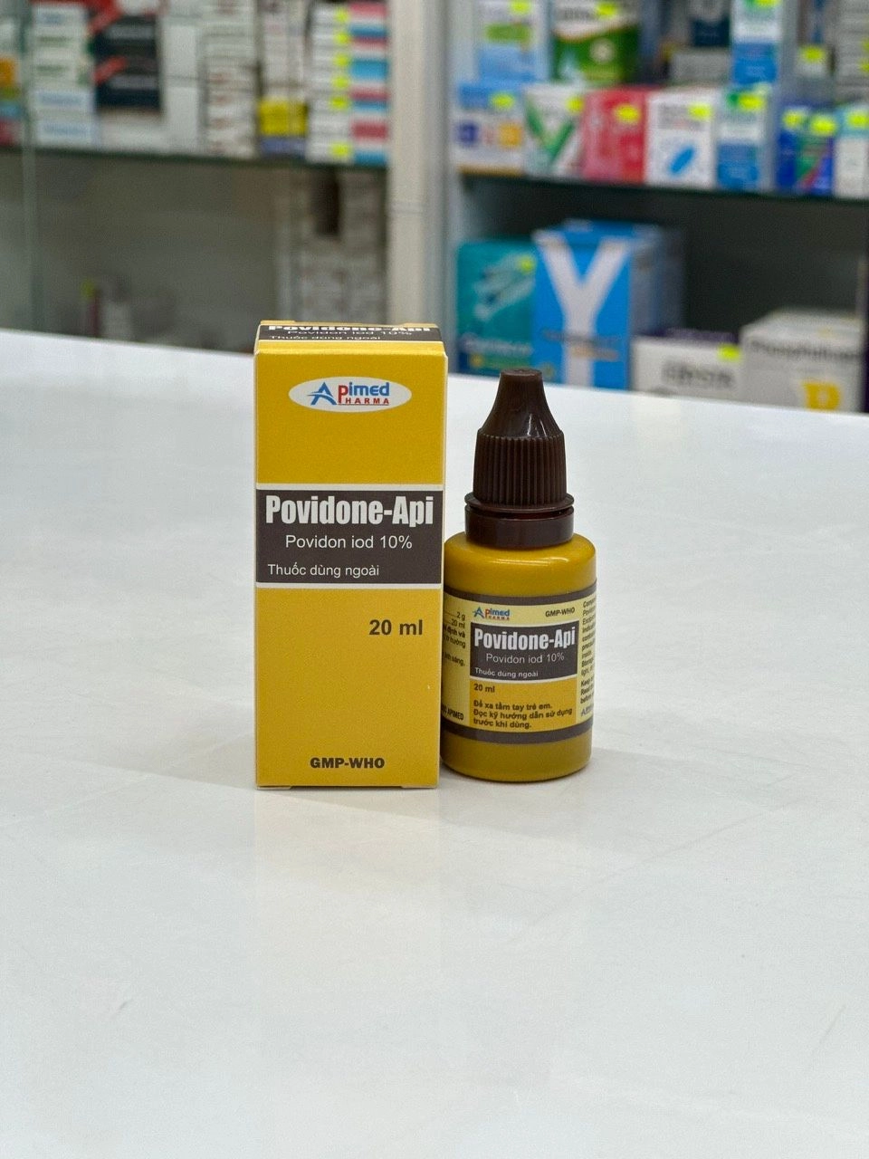 Dung dịch sát khuẩn POVIDONE-API (Apimed) hộp 1 chai 20ml