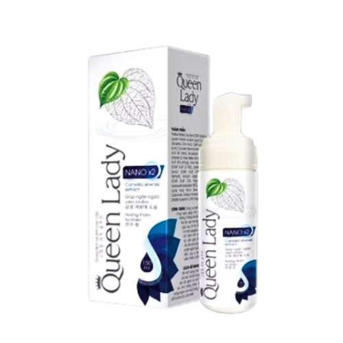 Dung dịch vệ sinh phụ nữ Queen Lady Nano x2 hộp 1 chai 150ml