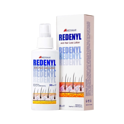 Hỗ trợ giúp mọc tóc và ngăn ngừa rụng tóc chai xịt Redenyl Lotion Medimar hộp 1 chai 80ml