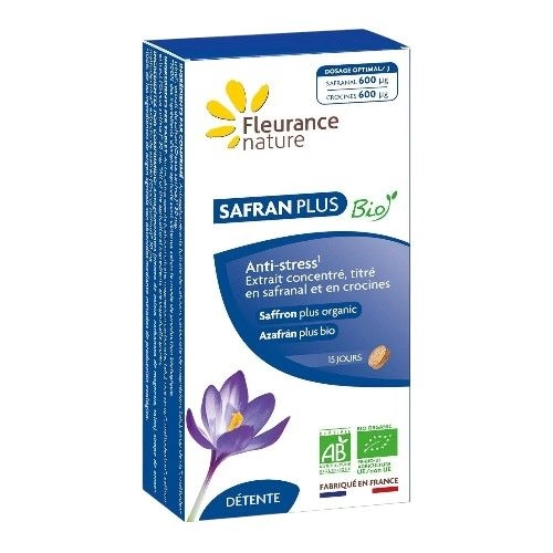 Viên uống nhụy hoa nghệ tây Safran Plus Bio hộp 15 viên